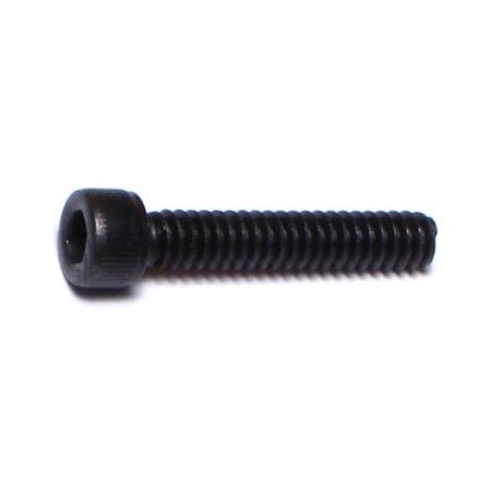 #6-32 Socket Head Cap Screw, Plain Steel, 3/4 In Length, 15 PK